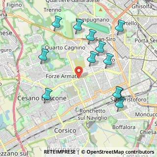 Mappa Via Zurigo, 20147 Milano MI, Italia (2.2075)