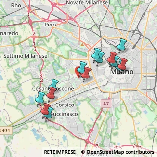 Mappa Via delle Azalee, 20147 Milano MI, Italia (3.71)