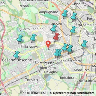 Mappa Via delle Azalee, 20147 Milano MI, Italia (2.03857)