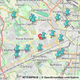 Mappa Via delle Azalee, 20147 Milano MI, Italia (2.384)