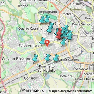 Mappa Via delle Azalee, 20147 Milano MI, Italia (1.5)