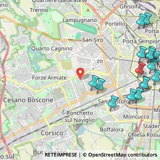 Mappa Via delle Azalee, 20147 Milano MI, Italia (3.25176)
