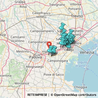 Mappa Via G. Puccini, 30030 Pianiga VE, Italia (10.681)