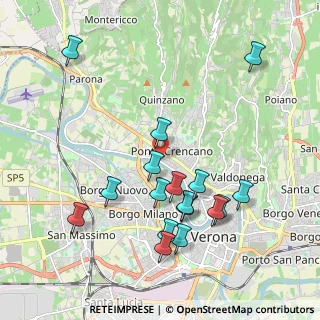 Mappa Via Giuseppe Adami, 37124 Verona VR, Italia (2.07824)
