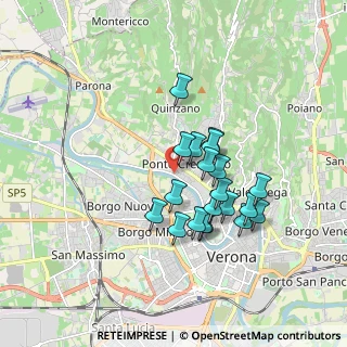 Mappa Via Giuseppe Adami, 37124 Verona VR, Italia (1.467)