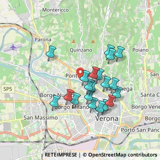 Mappa Via Giuseppe Adami, 37124 Verona VR, Italia (1.6005)