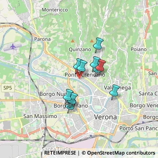 Mappa Via Giuseppe Adami, 37124 Verona VR, Italia (1.26455)