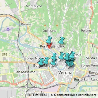 Mappa Via Giuseppe Adami, 37124 Verona VR, Italia (1.74875)