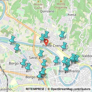 Mappa Via Giuseppe Adami, 37124 Verona VR, Italia (1.212)