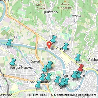 Mappa Via Giuseppe Adami, 37124 Verona VR, Italia (1.491)