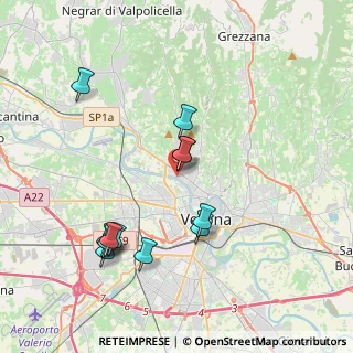 Mappa Via Giuseppe Adami, 37124 Verona VR, Italia (3.91083)