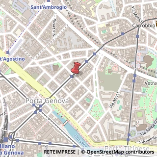 Mappa Corso Genova, 17, 20123 Milano, Milano (Lombardia)