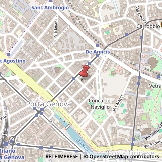 Mappa Via Marco D'Oggiono, 1, 20123 Milano, Milano (Lombardia)