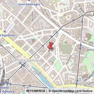 Mappa Via Marco D`Oggiono, 6, 20123 Milano, Milano (Lombardia)