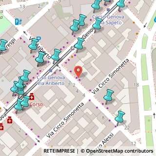 Mappa Corso Genova, 20123 Milano MI, Italia (0.0955)