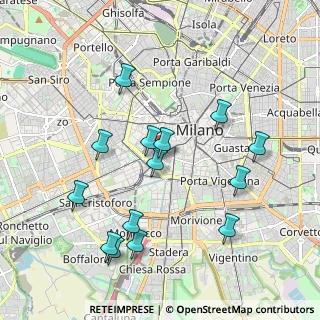 Mappa Corso Genova, 20123 Milano MI, Italia (2.01214)