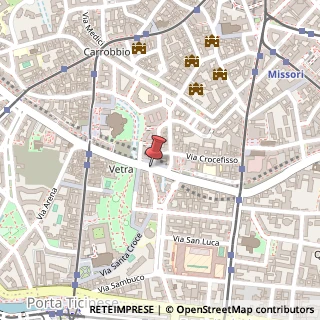 Mappa Via Santa Croce,  2, 20122 Milano, Milano (Lombardia)