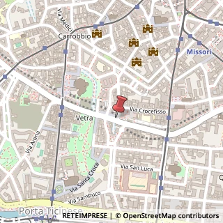 Mappa Via molino delle armi 3, 20123 Milano, Milano (Lombardia)