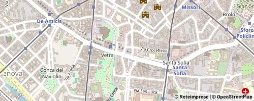Mappa Milano