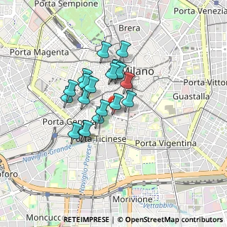 Mappa Via Fernanda Wittgens, 20123 Milano MI, Italia (0.6335)