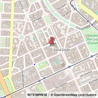 Mappa Via Bernardino Lanino,  6, 20144 Milano, Milano (Lombardia)