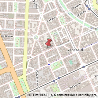 Mappa Via Vincenzo Foppa, 40, 20144 Milano, Milano (Lombardia)