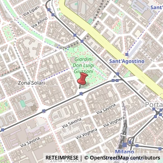 Mappa Via Andrea Solari,  2, 20144 Milano, Milano (Lombardia)