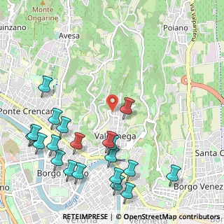 Mappa Via Benvenuto Zenari, 37128 Verona VR, Italia (1.3585)