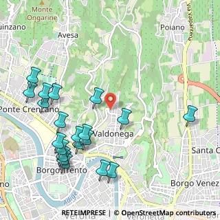 Mappa Via Benvenuto Zenari, 37128 Verona VR, Italia (1.2345)