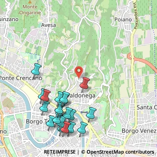 Mappa Via Benvenuto Zenari, 37128 Verona VR, Italia (1.2905)