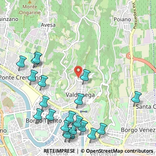 Mappa Via Benvenuto Zenari, 37128 Verona VR, Italia (1.4455)