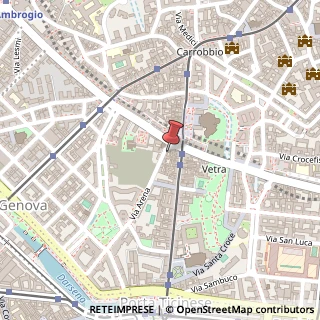 Mappa Via Edmondo de Amicis, 9, 20123 Milano, Milano (Lombardia)