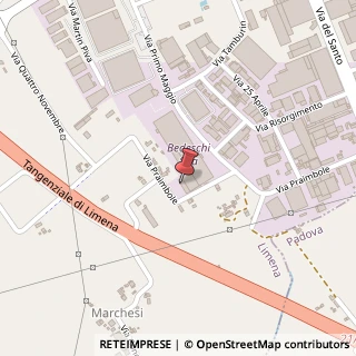 Mappa Via Praimbole, 38, 35010 Limena, Padova (Veneto)