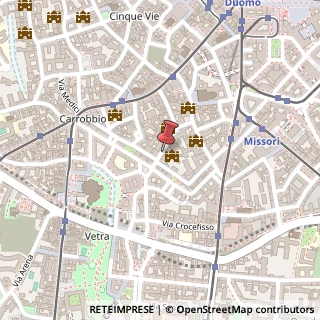 Mappa Via Olmetto, 17, 20123 Milano, Milano (Lombardia)