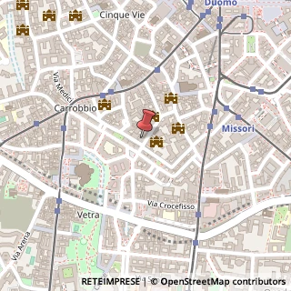 Mappa Via Olmetto, 18, 20123 Milano, Milano (Lombardia)