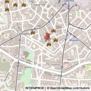 Mappa Via Olmetto, 10, 20123 Milano, Milano (Lombardia)