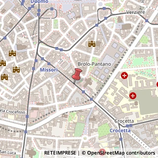 Mappa Corso di Porta Romana,  19, 20122 Milano, Milano (Lombardia)