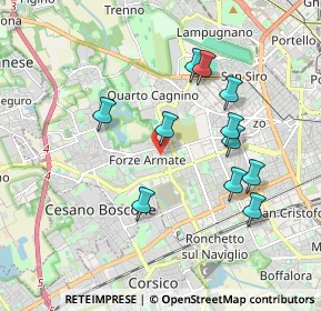 Mappa Via della Martinella, 20152 Milano MI, Italia (1.76)