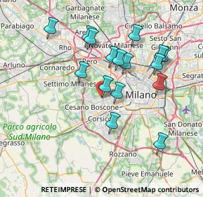 Mappa Via della Martinella, 20152 Milano MI, Italia (7.02)