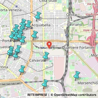 Mappa Via Monte Ortigara, 20137 Milano MI, Italia (1.4675)