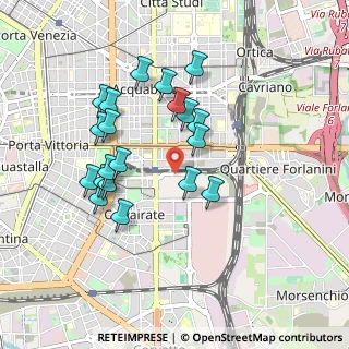 Mappa Via Monte Ortigara, 20137 Milano MI, Italia (0.8505)