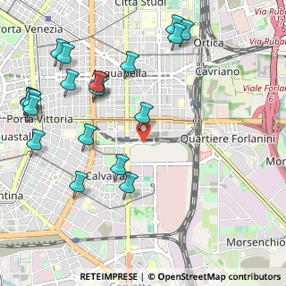 Mappa Via Monte Ortigara, 20137 Milano MI, Italia (1.3055)