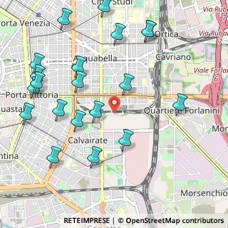 Mappa Via Monte Ortigara, 20137 Milano MI, Italia (1.256)