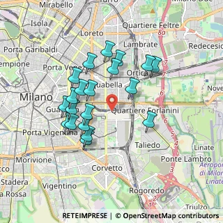 Mappa Via Monte Ortigara, 20137 Milano MI, Italia (1.6035)