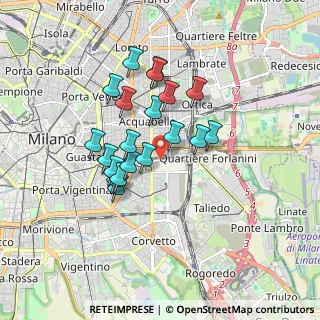 Mappa Via Monte Ortigara, 20137 Milano MI, Italia (1.4325)