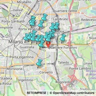 Mappa Via Monte Ortigara, 20137 Milano MI, Italia (1.491)