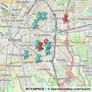 Mappa Via Monte Ortigara, 20137 Milano MI, Italia (1.60727)
