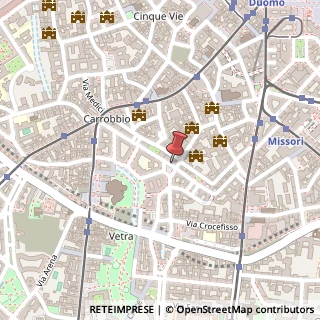 Mappa Via San Vito, 6, 20123 Milano, Milano (Lombardia)