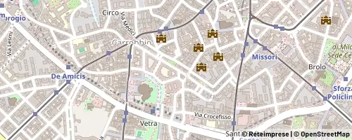 Mappa Milano