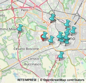 Mappa Via Montecuccoli Raimondo, 20147 Milano MI, Italia (3.52231)